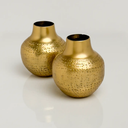 Hammered Aluminum Vase Set – Coastal Charm