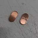 Fidget Adults Toy for ADHDMagnetic Metal Fidget Toy for DeskCool EDC Magnets Slider Stress Relief Toy for OfficeAnxiety Relief Haptic Multiple Ways Play Finger Push Spin Coins Decompression Toys (Bronze)