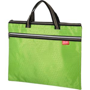 PATIKIL Waterproof Zipper File Bag, Documents Books Tools Storage Zip Pouch for Office Travel, Green