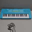 Keyboard Piano for Kids, BIGFUN 37 Keys Toddler Piano Multifunction Music Educational Instrument Toy, Electronic Kids Keyboard for 3-7 Year Old Girls and Boys (Blue)