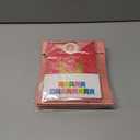 5 x Colorful Happy Birthday Banner with 12pcs Pennant Banner Flags, Rainbow Happy Birthday Sign with Shiny Gold Letters, Party Decorations for Boys Girls, DIY Party Supplies (Multi-color)