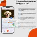 2 x Reflective Dog Collar, Personalized Dog Collars with QR Code Buckle, Soft Nylon Pet Collar Adjustable for Large Dogs, Camo Gray L