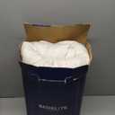 BEDELITE Fleece King Comforter Set -Super Soft & Warm Fluffy Bright White Bedding, Luxury Fuzzy Heavy Bed Set for Winter with 2 Pillow Cases