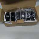 HELPLEX LED Puck Lights with Remote, 6 Pack Color Changing RGBW, Battery Powered, Dimmable Under Cabinet Lighting with Timer & Memory, Wireless Stick-On Lights, Black