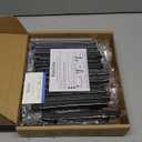 Ravinte 35 Pack 7.38'' Square Cabinet Pulls Matte Black Stainless Steel Kitchen Drawer Pulls Cabinet Handles 7-3/8Length,5 Hole Center