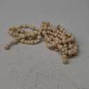 One Holiday Way 9-Foot Long Rustic Unfinished Assorted Wood Bead Garland Christmas Tree Decoration - Decorative Vintage Style Wooden Beads - Everyday Shabby Chic Wedding Country Farmhouse Home Decor