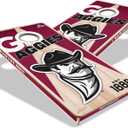 YouTheFan NCAA 2 x 4 Professional Wood Cornhole Game (Team Colors)