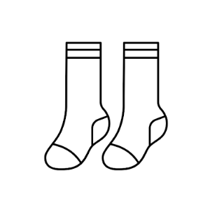 Dodogogo White Socks 1Pair