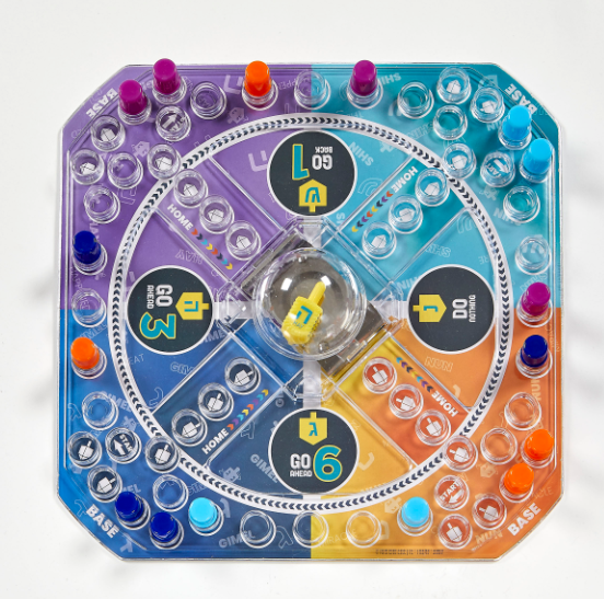 Dreidel Pop 'n Spin Board Game