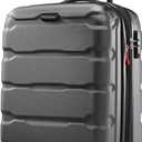Samsonite Omni PC Hardside Expandable Luggage with Spinner Wheels, Black, Carry-On 20-Inch