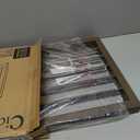 Cideny Free Standing Dog Gate Indoor, Foldable Dog Gate for Doorways Stairs Hallways, 3-Panel Freestanding Pet Gate with Support Feet for Stability, Folding Puppy Gate Easy to Move, Doggy Gate 54"x24"