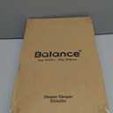 BALANCE Cat Bed Kitten Bed, Washable Round Cat Beds for Indoor Cats,Super Soft Plush Faux Fur Pet Bed for Puppy and Kitten with Anti-Slip Bottom (Grey)