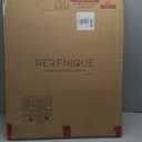 PERFNIQUE Irregular Wall Mirror Asymmetrical Mirror, 32''x24'' Black Mirror for Bathroom Bedroom Living Room Entryway, Decorative Modern Wall Decor, Wall Mounted (Black, 32''x24'')