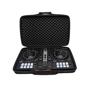 XANAD Black Case for Pioneer DJ DDJ-FLX4 2-deck or Hercules DJControl Inpulse 300 MK2 DJ Controller - Protective Carrying Storage Bag