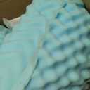 DMI 2-Inch Foam Mattress Topper, Egg Crate Foam Pad for Support, Air Circulation, Pressure Relief & Weight Distribution, Twin Size 33 x 72, Blue