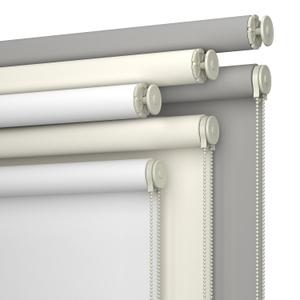 No Drill Blackout Roller Shade 26.5" W x 75" H, Grey