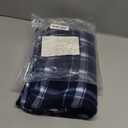 Trail maker 50x60 Throw Blankets, Plaid Fleece Throw Blankets for Bedroom, Couch, Livingroom, Chair, Pets, Outdoors (Blue)