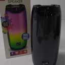 iLive Portable Bluetooth Speaker with Light Show - BlackMax sound Deep Bass