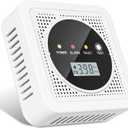 2 in 1, Carbon Monoxide Detectors,Smoke Detector,Smoke Combination CO Alarm,85db Alarm,LCD Large Screen,with 3*AA Batteries,Test Button,Low Battery Warning,Easy Install