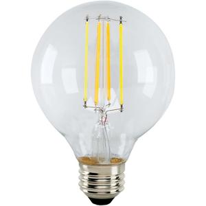 Satco S9383 LED A19 Light Bulb, 6.5W, 500L, 3000K, 25000 Hour Rating, Warm White