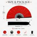 3 x 13inch Large Hand Fan