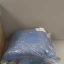 Arden Outdoor Toss Pillow, 2 Pack, 16 x 16, Rain-Proof, Fade Resistant French Blue Texture