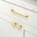 10 Pack Brushed Gold Cabinet Pulls 5 Inch(128mm) Kitchen Cabinet Handles Cabinet Hardware for Drawer Pulls