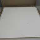 STICKGOO Smooth Drop Ceiling Tiles 2ft x 2ft, PVC Ceiling Tile 24 x 24in - Waterproof, Fire-Rated to Prevent Breakage - Package of 12 Tiles Cover 48 Sq. Ft, White