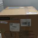 Square Set of 2 Sherpa Nesting Storage Ottoman Stool Boucle Vanity Stool Footstool with Removeable lid Load up to 440 lbs for Livingroom Bedroom White UASND69W (16.5" D x 16.5" W x 17.7" H)