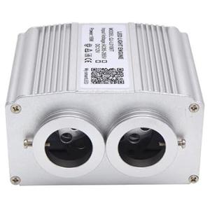 Twinkle 16W Dual Port Bluetooth APP Control Music Sync Fiber Optic Light Source RGBW Light Box Engine Diver for Car Starlight Headliner Home Indoor Star Ceiling Decoration 