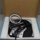 30X 10X Large Floor Magnifying Glass with Light and Stand,72 LED Adjustable Height Floor Magnifying Lamp,2 in 1 Lighted Magnifiers for Close Work, Sewing,Crafts,Hobbies,Reading (Black)