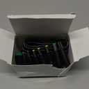 12V 2A 1A Power Supply AC Adapter with 8 Tips, Regulated 12 Volts 2000mA Replacement Charger Cord Cable for LED Strip Light, CCTV Camera, BT Speaker, GPS, Webcam, Router, DC 12V Converter (6ft)