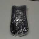 Small Basket, Set of 3 Woven Baskets, Cotton Rope Small Baskets for Organizing, Cute Mini Tiny Storage Basket for Gifts, Decorative Boho Round Bathroom Organization Bin (Black)