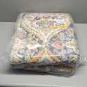 yongyangjuxin Area Rugs 8x10 Rug for Living Room, Non Slip Washable Rug Blue, Large Area Rugs for Bedroom, Low Pile Soft Vintage Rugs for Bedroom Dining Room Indoor