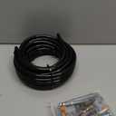 Automotive 25 Feet 3/8" Nylon Fuel Line Tubing Replacement Fuel Line Repair Kit 3/8 in (10mm)