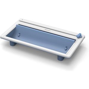 RANCOVY Vinyl Roll Holder with Trimmer for Cricut Maker 3 and Cricut Explore 3, Perfect for Clean Precise Cuts of Smart Vinyls and Heat Transfer Vinyl Iron On (blue)