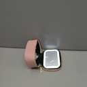 Mini Makeup Bag with Led Mirror, Small Travel Make up Bag 3 Light Modes Adjustable Brightness, for Women Organizer Cosmetic Bag, Portable Travel Train Toiletry Bag, for Pool Parties Work Touch-Ups (Pink)