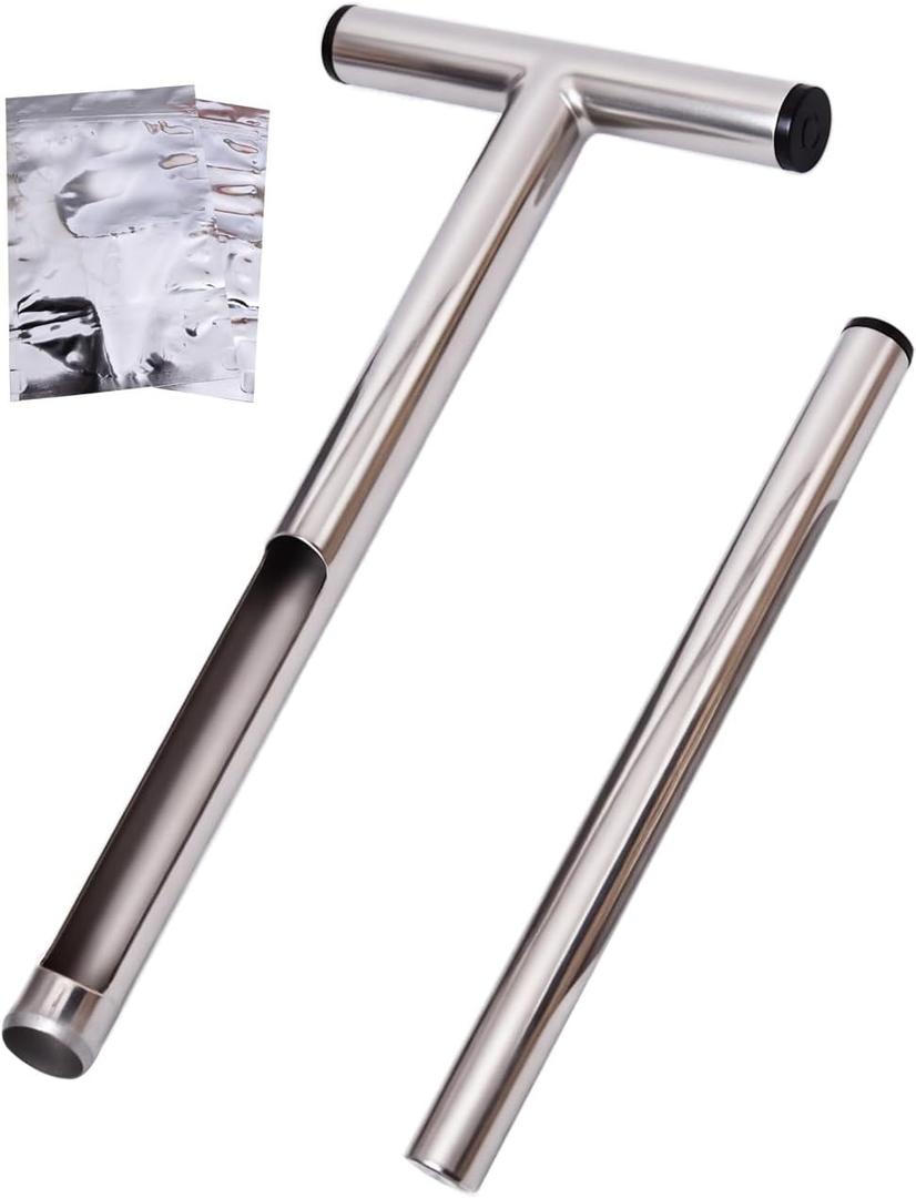 Soil Probe 12 Inches, Soil Sample Probe Stainless Steel, Soil Sampler Probes Rod for Soil Sampling, Soil Test Kit for Gardening