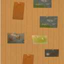 Foldable Bulletin Board, 0.35" Thick Felt Wall Tiles, Large Cork Board with Adhesive Sticker, Round Edges Wall Panels for Office Bedroom Living Room, Decorative Board (Brown, 47x24 inches)