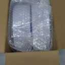 bUCLA 100PCS White Plastic Plates-10.25inch Disposable Dinner Plates-Premium Party&Wedding Plates