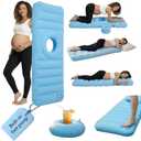 EasyR - Pregnancy Pillow with Belly Hole - Inflatable Pillows for Pregnant Women - Wedge Body Sleeping Mom Maternity Stomach - Pool Bed Float Mattress Back Pain Relief Support Momcozy Full Medcline