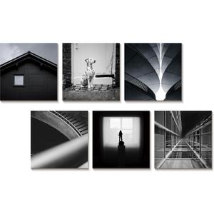 Interior Wall Panels, Sound Absorbing Art, 23.62 x 23.62 In, 6 Pack, 72 x 48 Inches