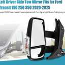 Left Side Tow Mirror Fits for Ford Transit 150 250 350 2020-2025