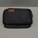 Femuar Lunch bag for Men Women Adults Small for Office Work Picnic - Reusable Portable Lunchbag, Black