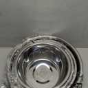 salad-bowls,4PCS Meal Prep Stainless Steel Mixing Bowls Set, and Kitchen Food Storage Organizers | Ecofriendly, Cooking and Storage Nesting Dough, Kitchen Stainless Steel Microporous Colander