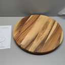 Lipper International 1200 Acacia Natural Finish Grand 20" Turntable Lazy Susan for Table - Convenient & Stylish Acacia Wood Design for Family Dining, Pantry, Counter or Craft Room