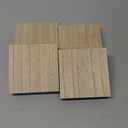 Bright Creations Unfinished MDF Wood Blocks for Crafts, 1 in Thick Wooden Square Blocks (4x4 inches) - Pack of 4 - Unfinished Wood