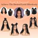 Brinbea 13x8'' HD Lace Front Knotless Short Braided Wigs for Women Bob Box Braid Wig with Baby Hair Premium Synthetic Braided Lace Front Wigs Brown 14 Inch