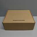 Amazon Essentials Women's Platform Heel Sandal (9, Dark Orange Faux Suede)