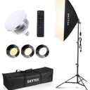 Skytex Softbox Lighting Kit 1Pack 20x28in Soft Box | 85W 2700-6400K E27 LED Bulb Continuous Photography Lighting, Photo Studio Lights Equipment for Camera Shooting, Video Recording